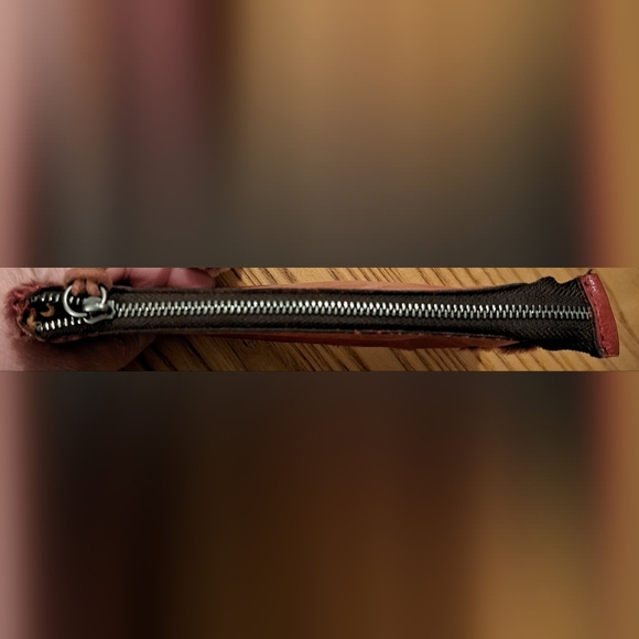 EUC Patricia Nash Burgundy Italian Sheepskin & Sherpa Casual Clutch Purse Bag - Picture 5 of 13